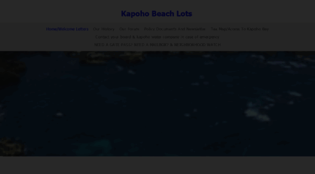 kapohobeachlots.info