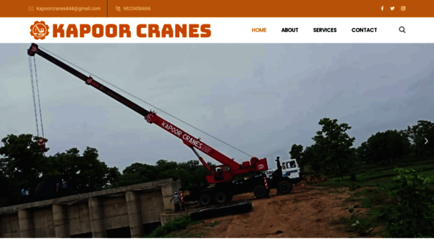 kapoorcranes.com