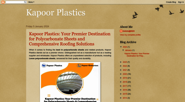 kapoorplastics.blogspot.com