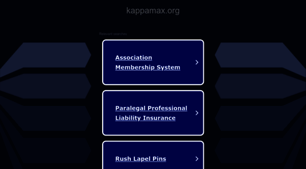 kappamax.org