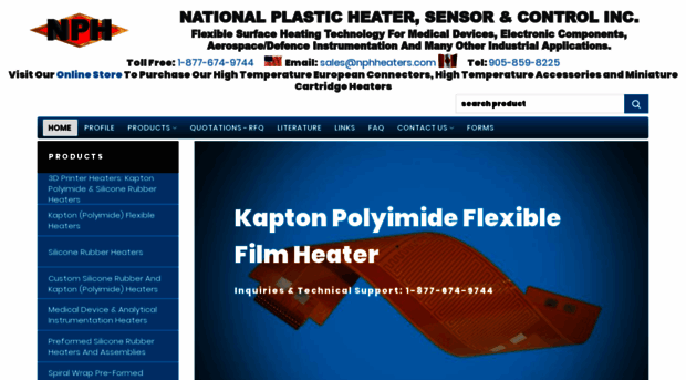 kapton-silicone-flexible-heaters.com