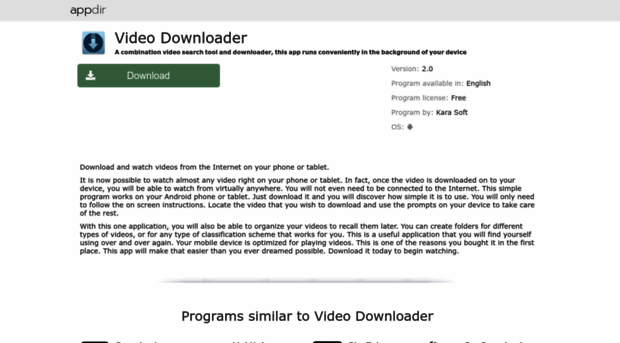 kara-soft-video-downloader.appdir.co