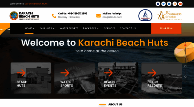 karachibeachhuts.com