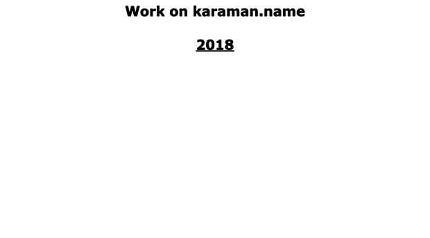 karaman.name