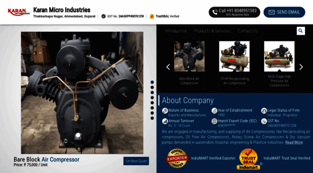 karanindustriesindia.com