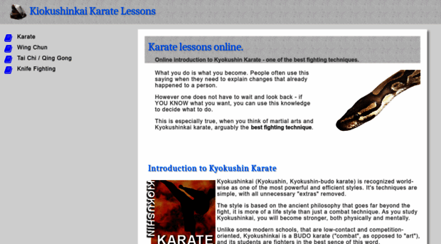 karate.snowcron.com