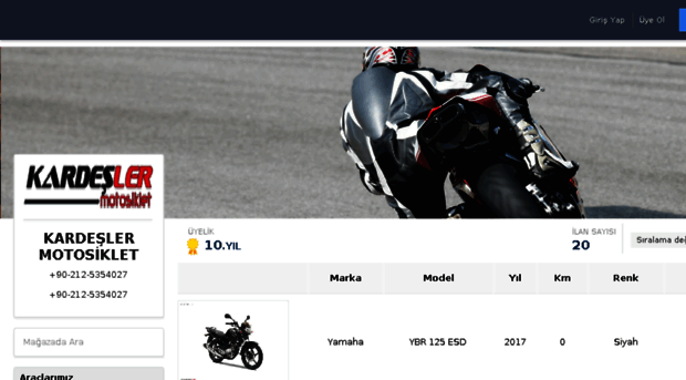 kardeslermotosiklet.sahibinden.com