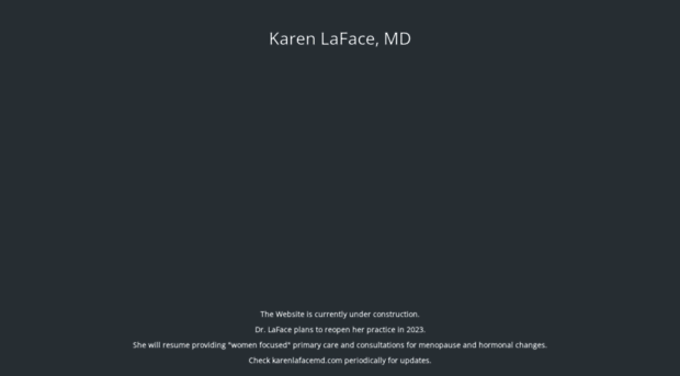 karenlafacemd.com