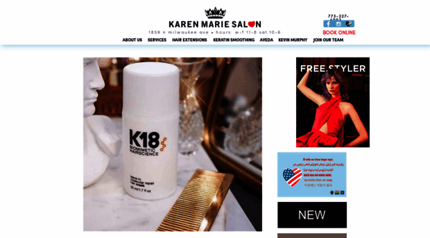 karenmariesalon.com