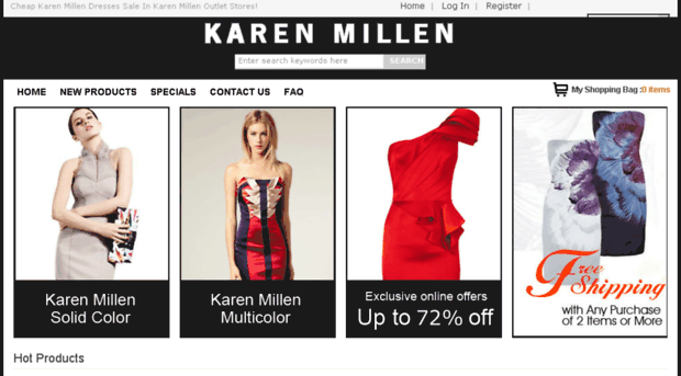 karenmillenoutletdressesmall.com