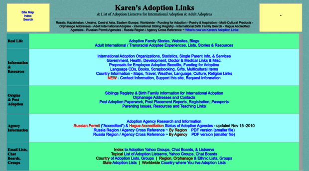 karensadoptionlinks.com