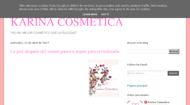 karinacosmetics.blogspot.it