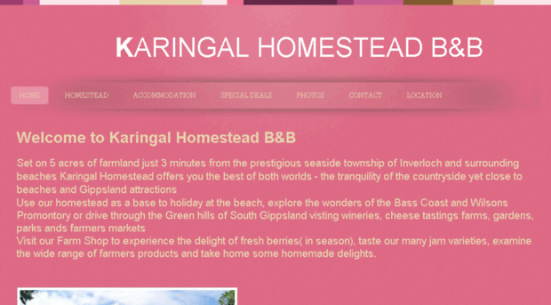 karingalhomesteadbandb.com