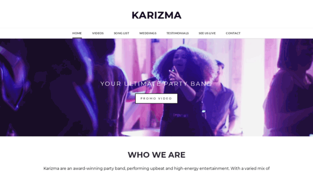 karizmafunctionband.com