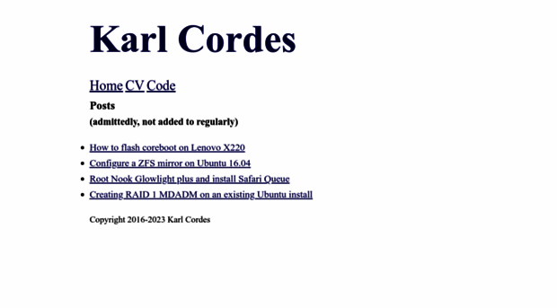 karlcordes.com