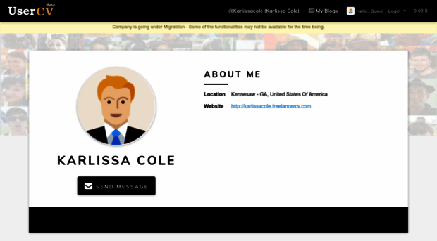 karlissacole.freelancercv.com