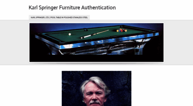 karlspringerfurnitureauthentication.com