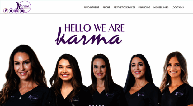 karmabeautyandwellness.com