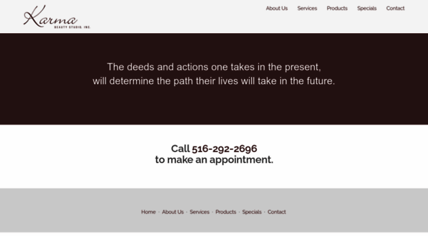 karmabeautystudio.net