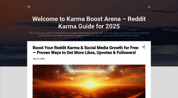 karmaboostarena.blogspot.com