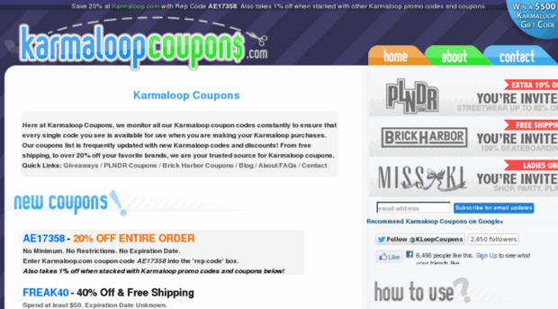 karmaloopcoupons.com