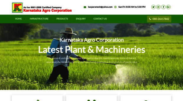 karnatakaagrocorp.com