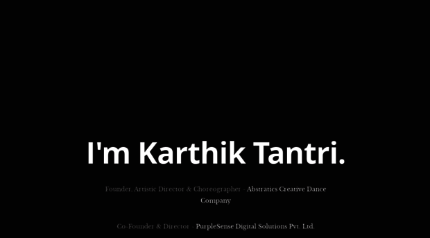 karthiktantri.com