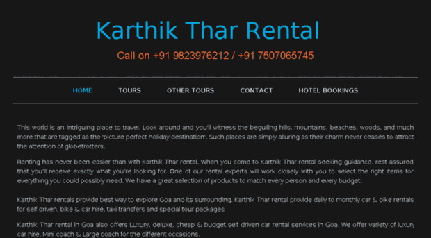 karthiktharrentals.com