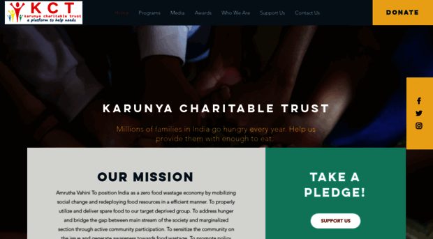 karunyacharitabletrust.org