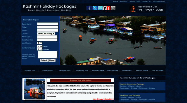 kashmirholidaypackages.com