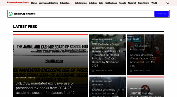 kashmirstudentalerts.com