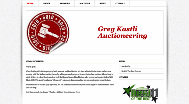 kastliauctioneering.com