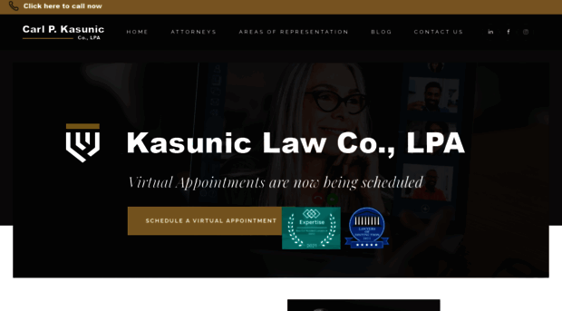 kasunicweekslaw.com