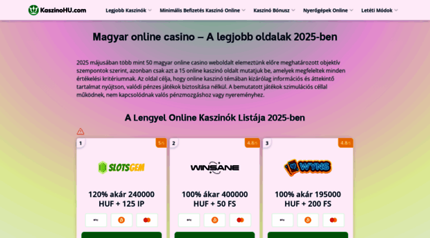 kaszinohu.com