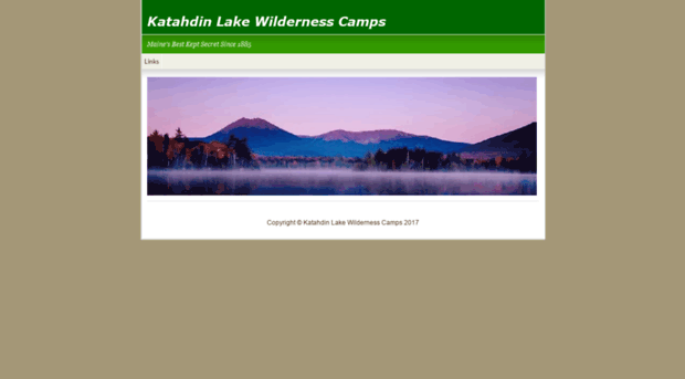 katahdinlakewildernesscamps.com