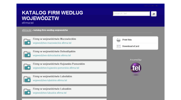 katalog-firm-wedlug-wojewodztw.efirma.tel