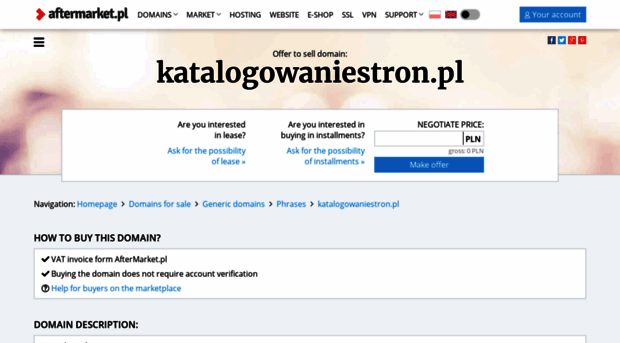 katalogowaniestron.pl