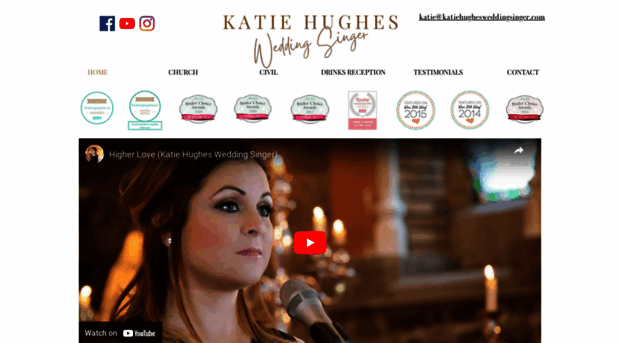 katiehughesweddingsinger.com