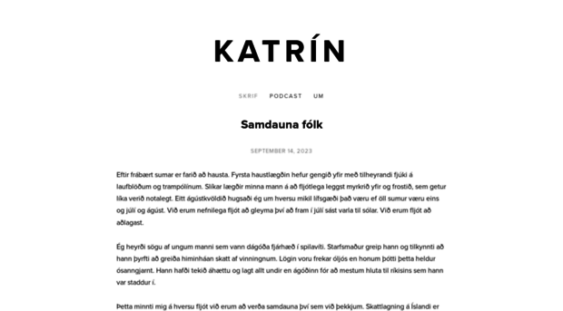 katrin.is