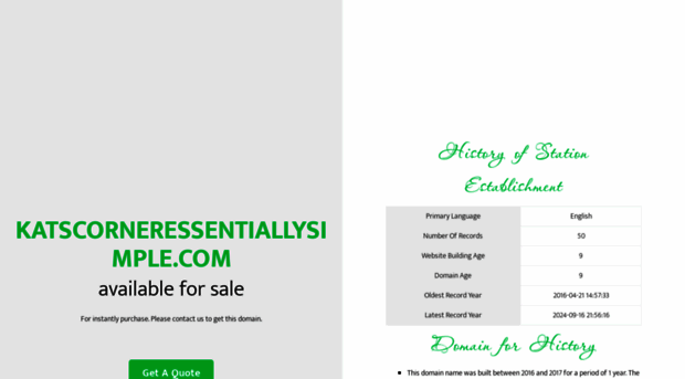 katscorneressentiallysimple.com