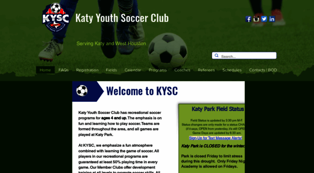 katyyouthsoccer.com