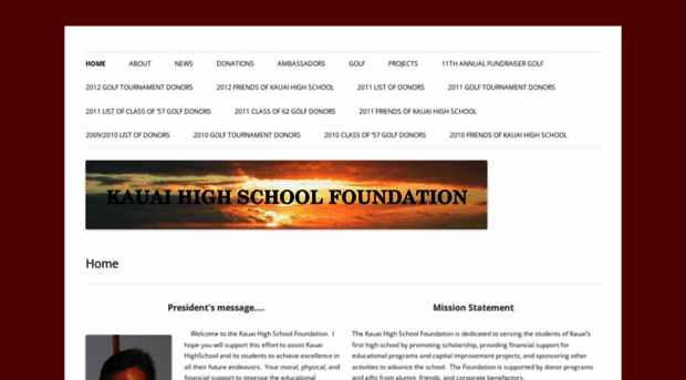 kauaihighschoolfoundation.com