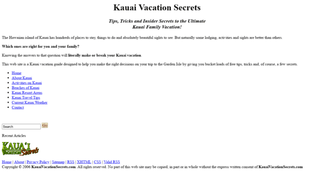 kauaivacationsecrets.com