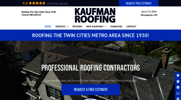 kaufman-roofing.com