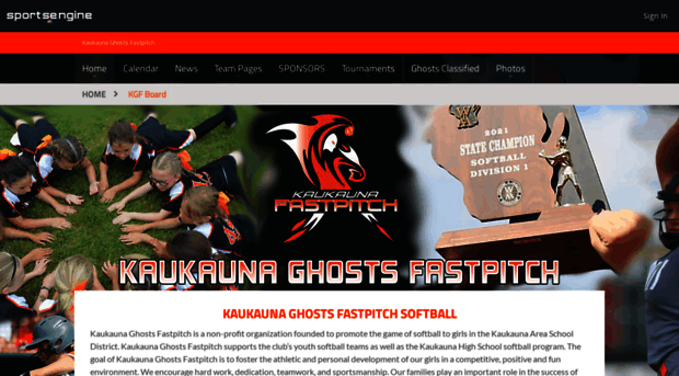 kaukaunaghostsfastpitch.com