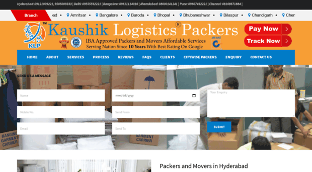 kaushiklogisticspackers.in