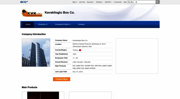 kavaklioglukutu.en.ec21.com