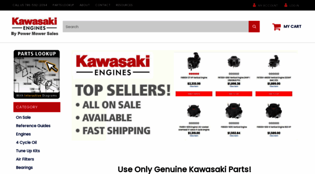 kawasakienginestore.com