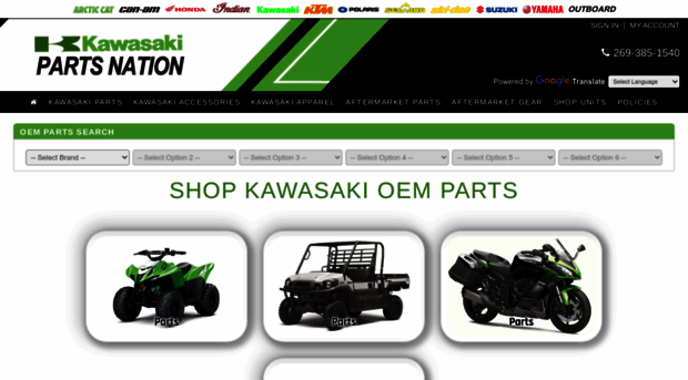 kawasakipartsnation.vnexttech.com