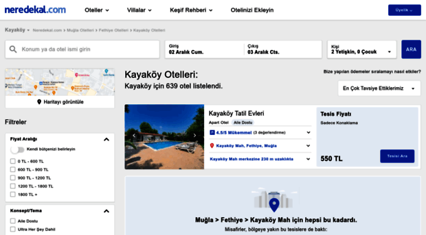 kayakoy.neredekal.com